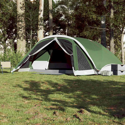 vidaXL Family Tent Cabin 6-Person Green Waterproof - 43917