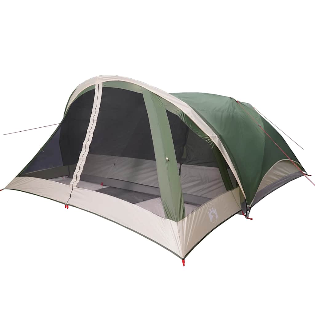 vidaXL Family Tent Cabin 6-Person Green Waterproof - 43917