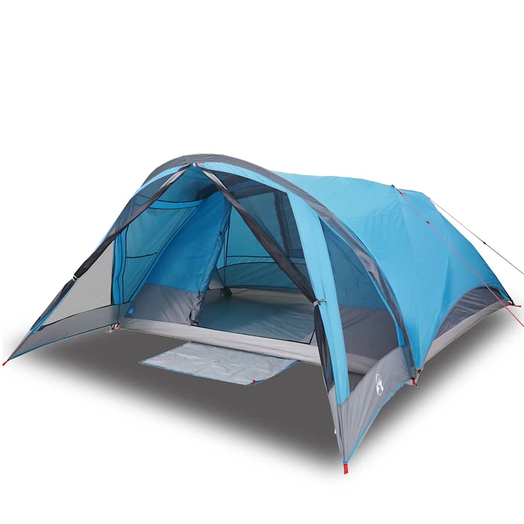 vidaXL Family Tent Cabin 6-Person Blue Waterproof - 43928
