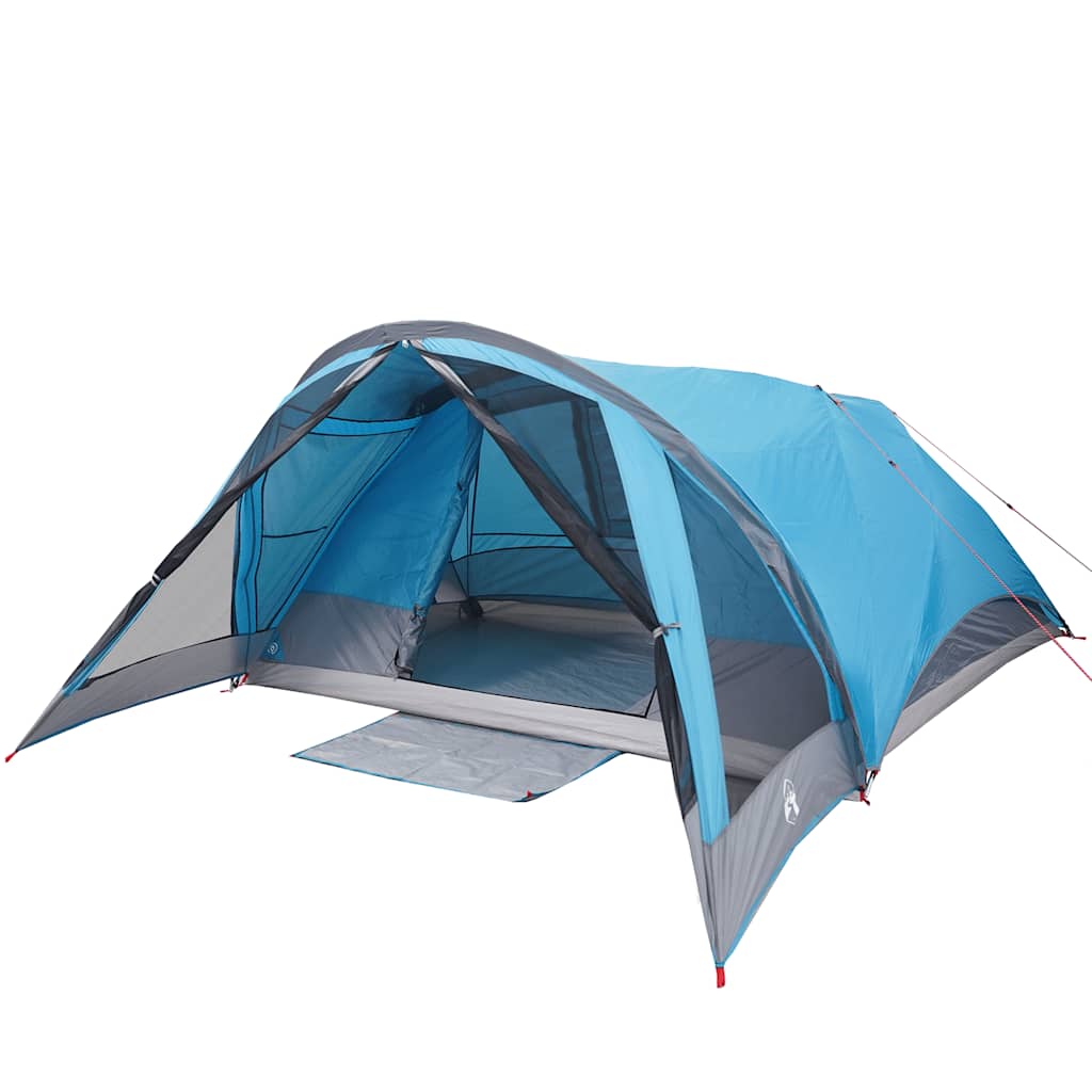 vidaXL Family Tent Cabin 6-Person Blue Waterproof - 43928