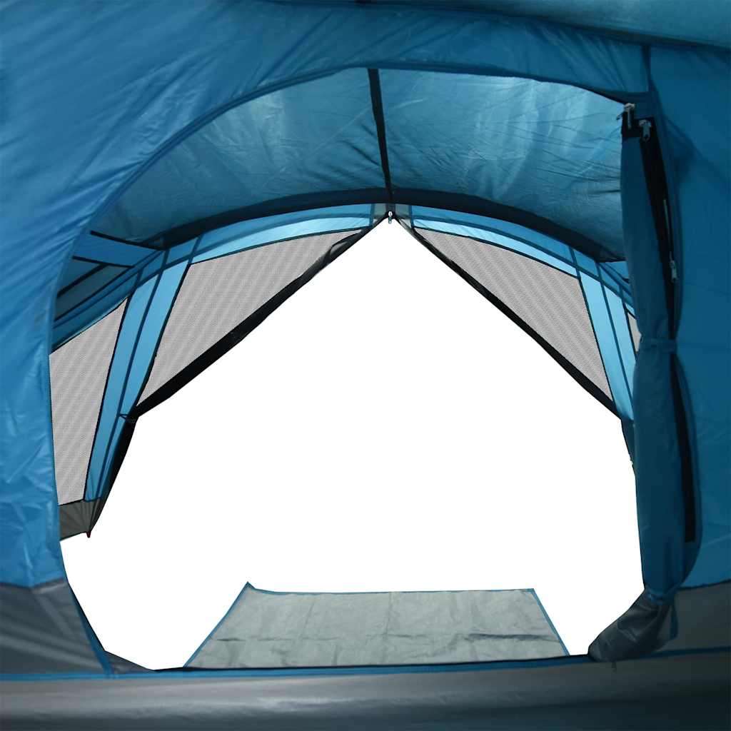 vidaXL Family Tent Cabin 6-Person Blue Waterproof - 43928