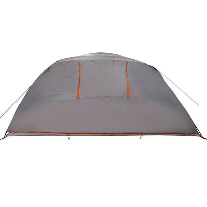 vidaXL Family Tent Cabin 6-Person Grey Waterproof