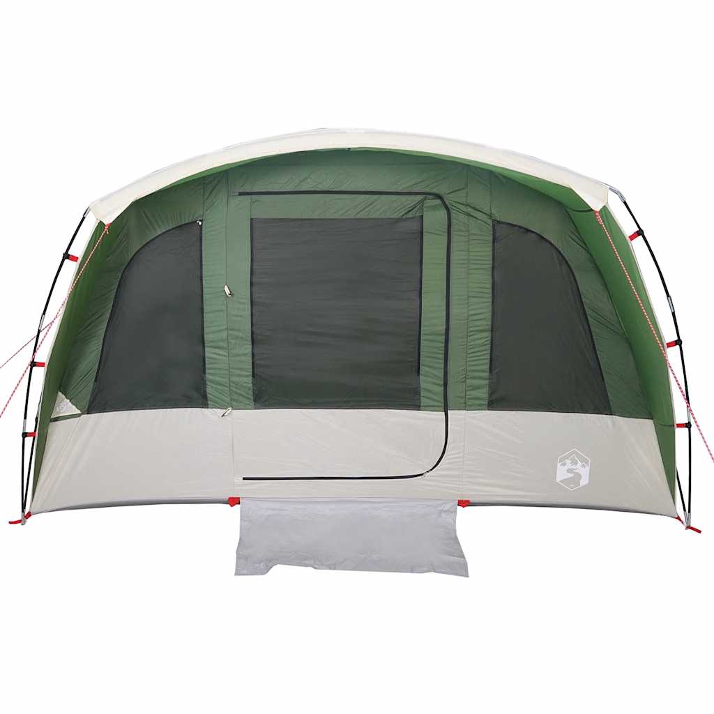 vidaXL Family Tent Tunnel 8-Person Green Waterproof - 43938