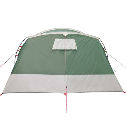 vidaXL Family Tent Tunnel 8-Person Green Waterproof - 43938