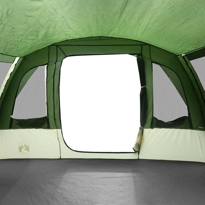 vidaXL Family Tent Tunnel 8-Person Green Waterproof - 43938