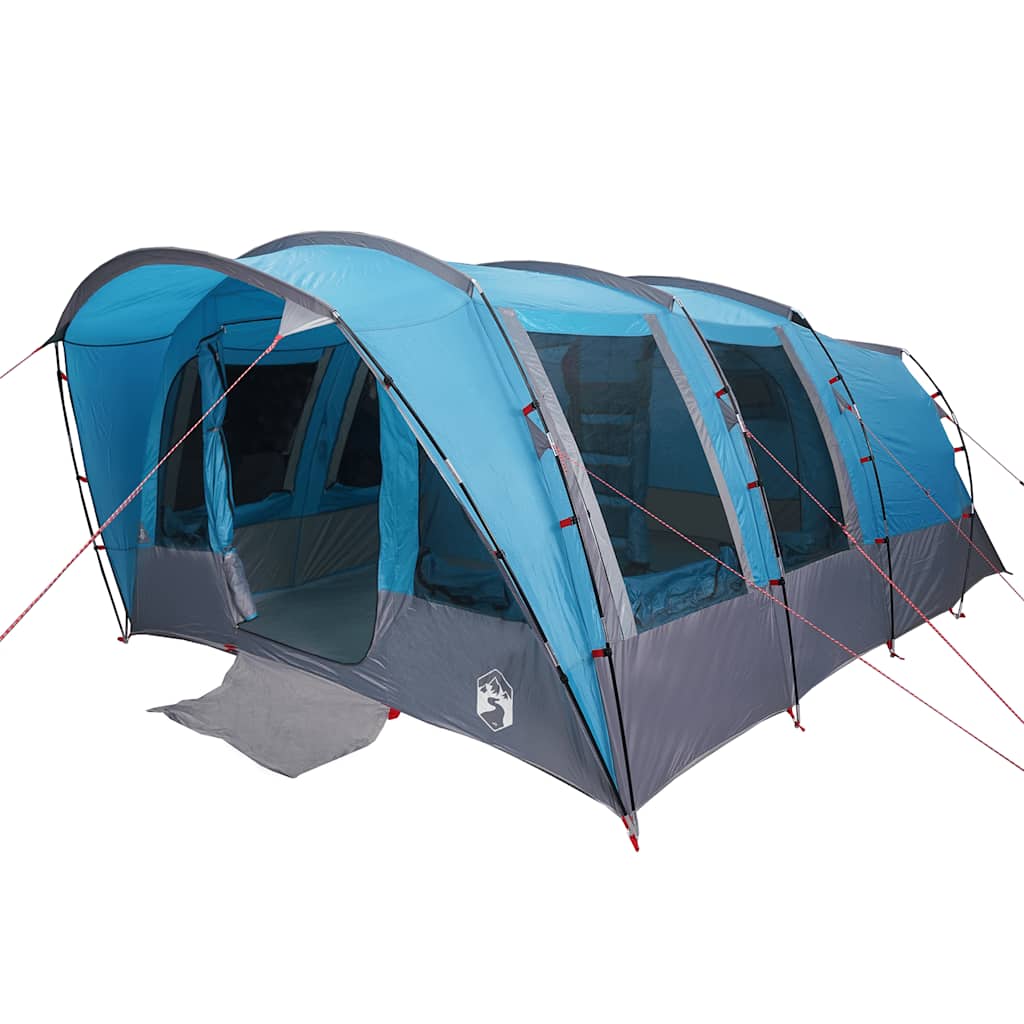 vidaXL Family Tent Tunnel 8-Person Blue Waterproof - 43945