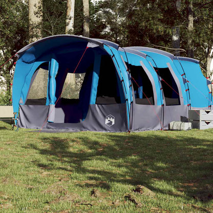 vidaXL Family Tent Tunnel 8-Person Blue Waterproof - 43945