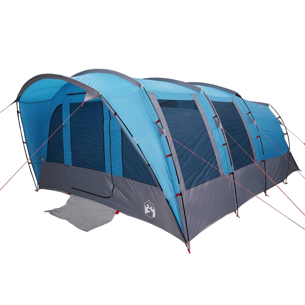 vidaXL Family Tent Tunnel 8-Person Blue Waterproof - 43945
