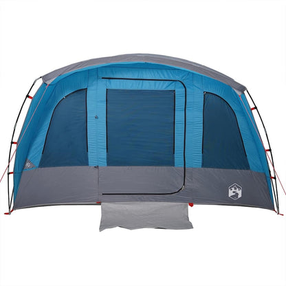 vidaXL Family Tent Tunnel 8-Person Blue Waterproof - 43945
