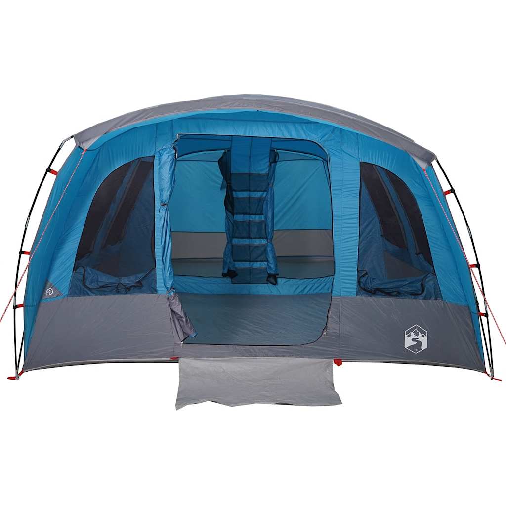 vidaXL Family Tent Tunnel 8-Person Blue Waterproof - 43945