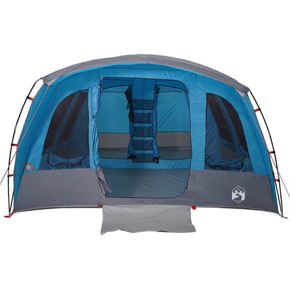 vidaXL Family Tent Tunnel 8-Person Blue Waterproof - 43945