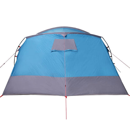 vidaXL Family Tent Tunnel 8-Person Blue Waterproof - 43945
