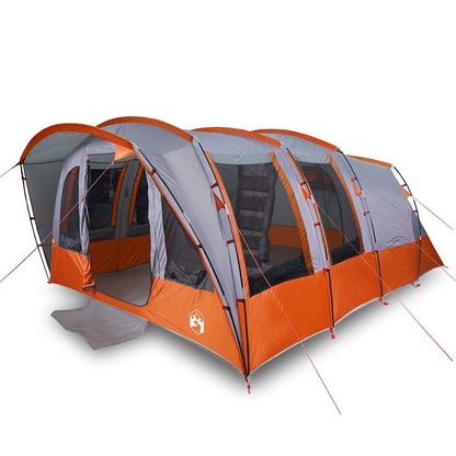 vidaXL Family Tent Tunnel 8-Person Grey Waterproof - 43950