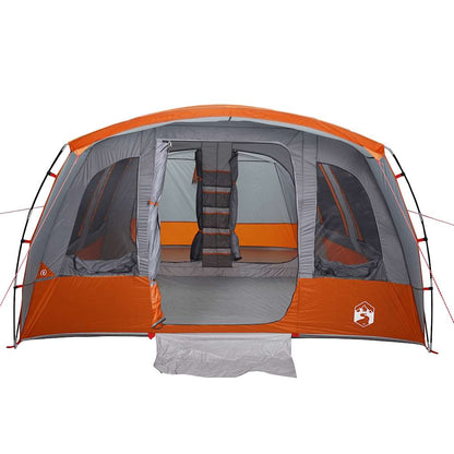 vidaXL Family Tent Tunnel 8-Person Grey Waterproof - 43950