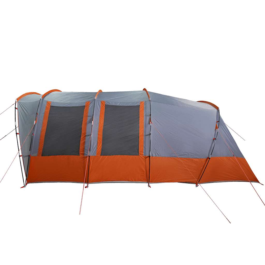 vidaXL Family Tent Tunnel 8-Person Grey Waterproof - 43950