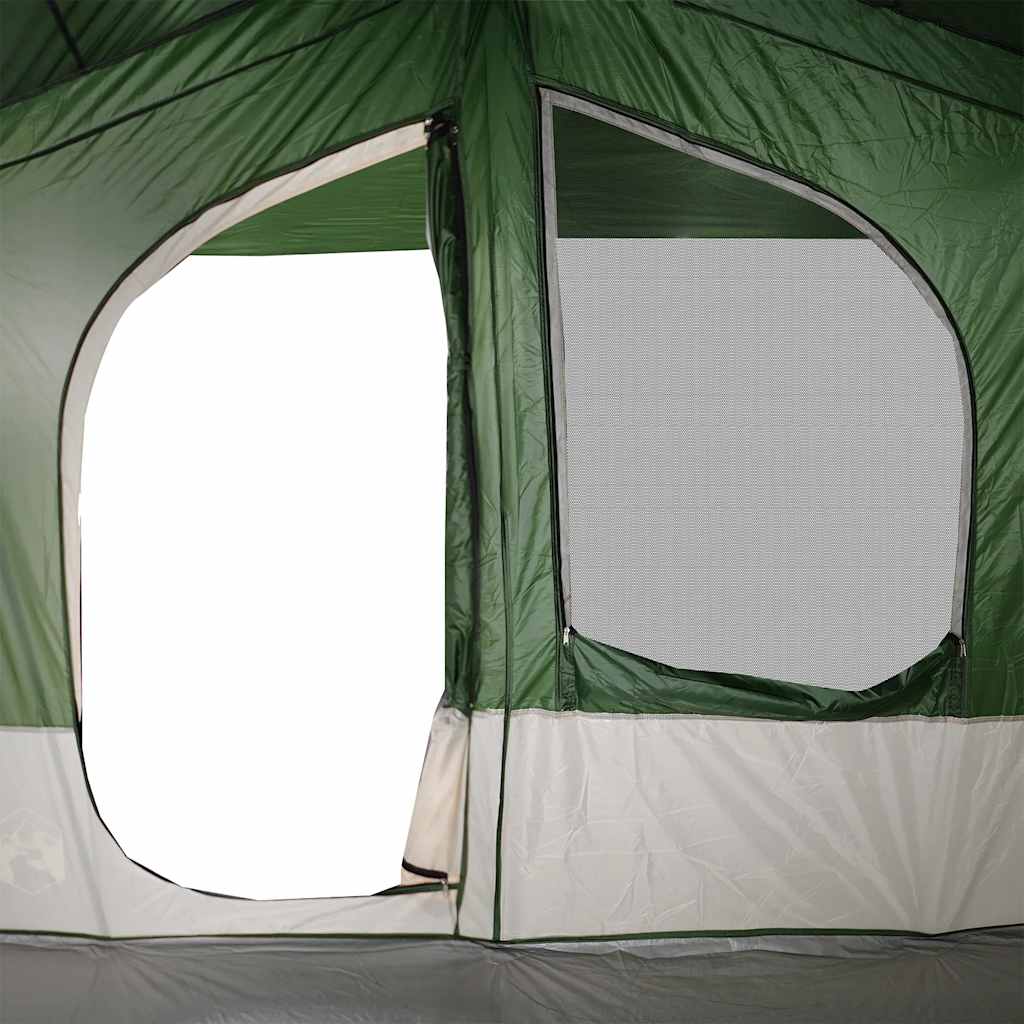vidaXL Camping Tent Cabin 5-Person Green Waterproof
