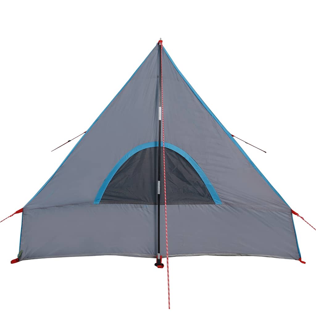 vidaXL Camping Tent A-Frame 2-Person Blue Waterproof