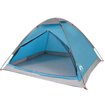 vidaXL Camping Tent Dome 2-Person Blue Waterproof - 43983
