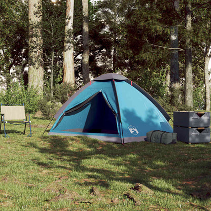 vidaXL Camping Tent Dome 2-Person Blue Waterproof - 43983
