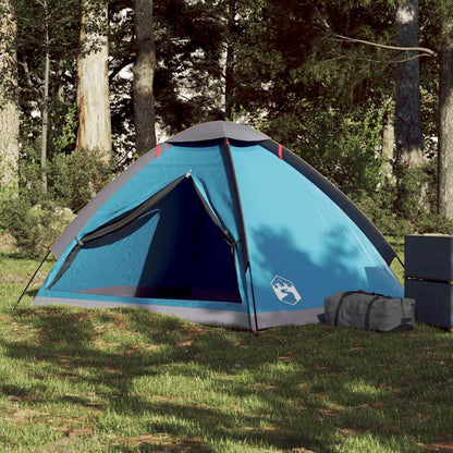 vidaXL Camping Tent Dome 2-Person Blue Waterproof - 43983