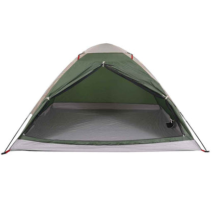 vidaXL Camping Tent Dome 4-Person Green Waterproof - 43997