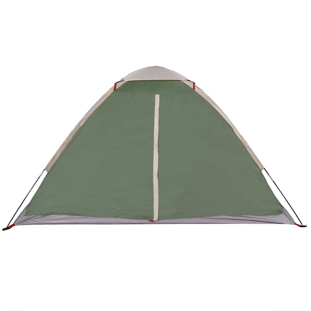 vidaXL Camping Tent Dome 4-Person Green Waterproof - 43997
