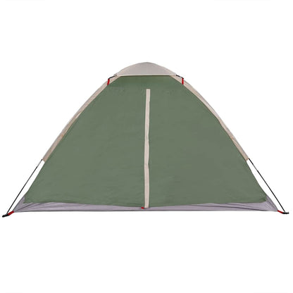 vidaXL Camping Tent Dome 4-Person Green Waterproof - 43997