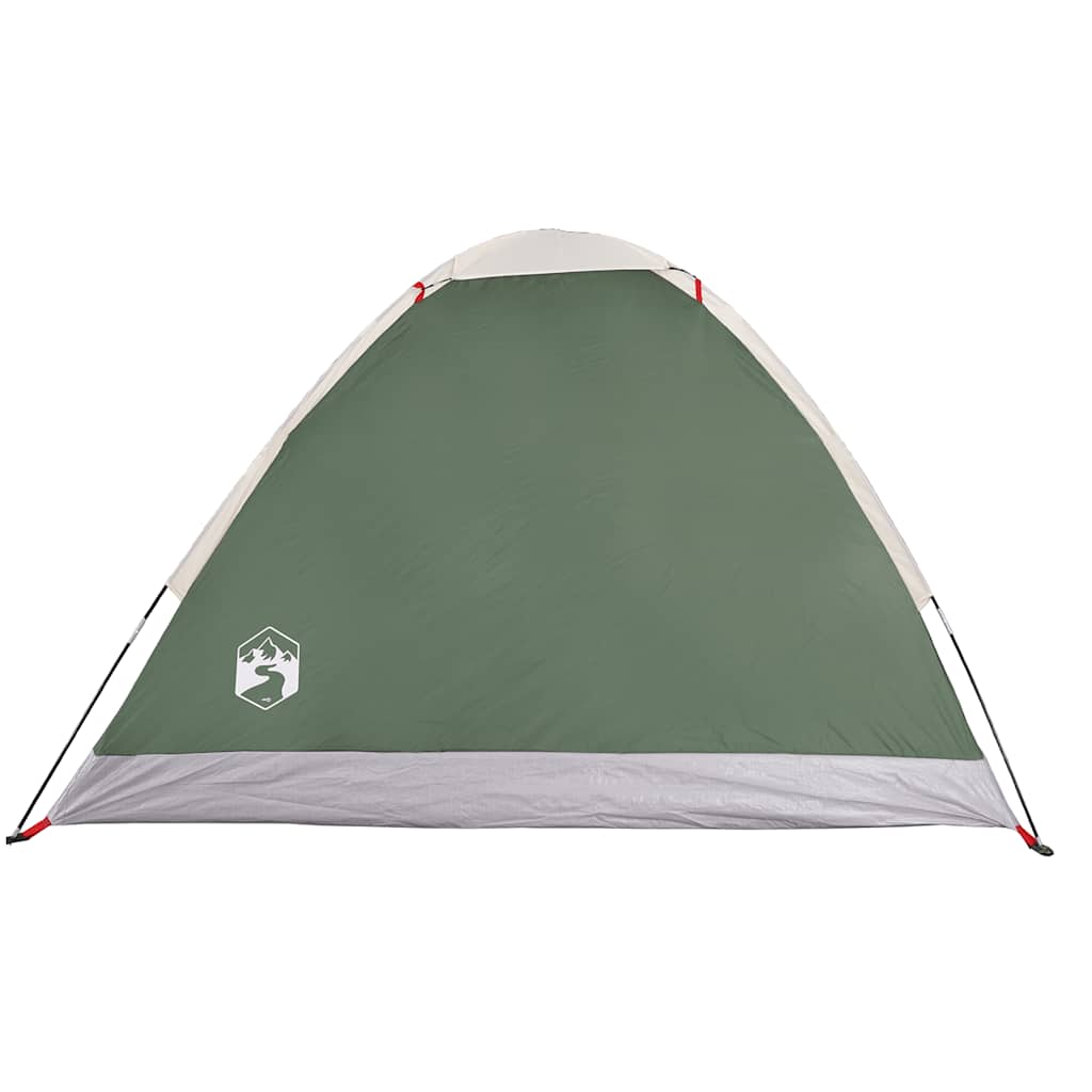 vidaXL Camping Tent Dome 4-Person Green Waterproof - 43997