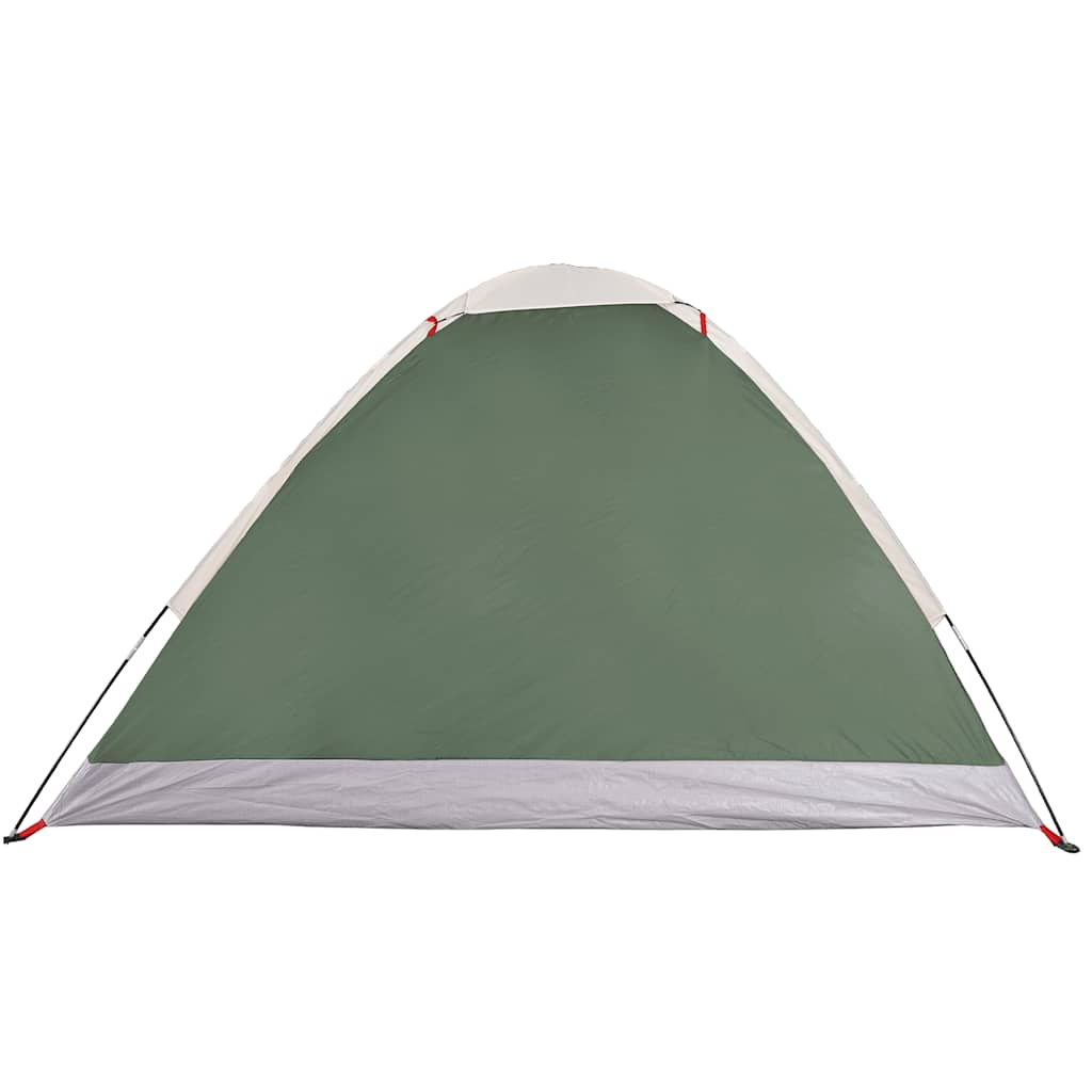 vidaXL Camping Tent Dome 4-Person Green Waterproof - 43997