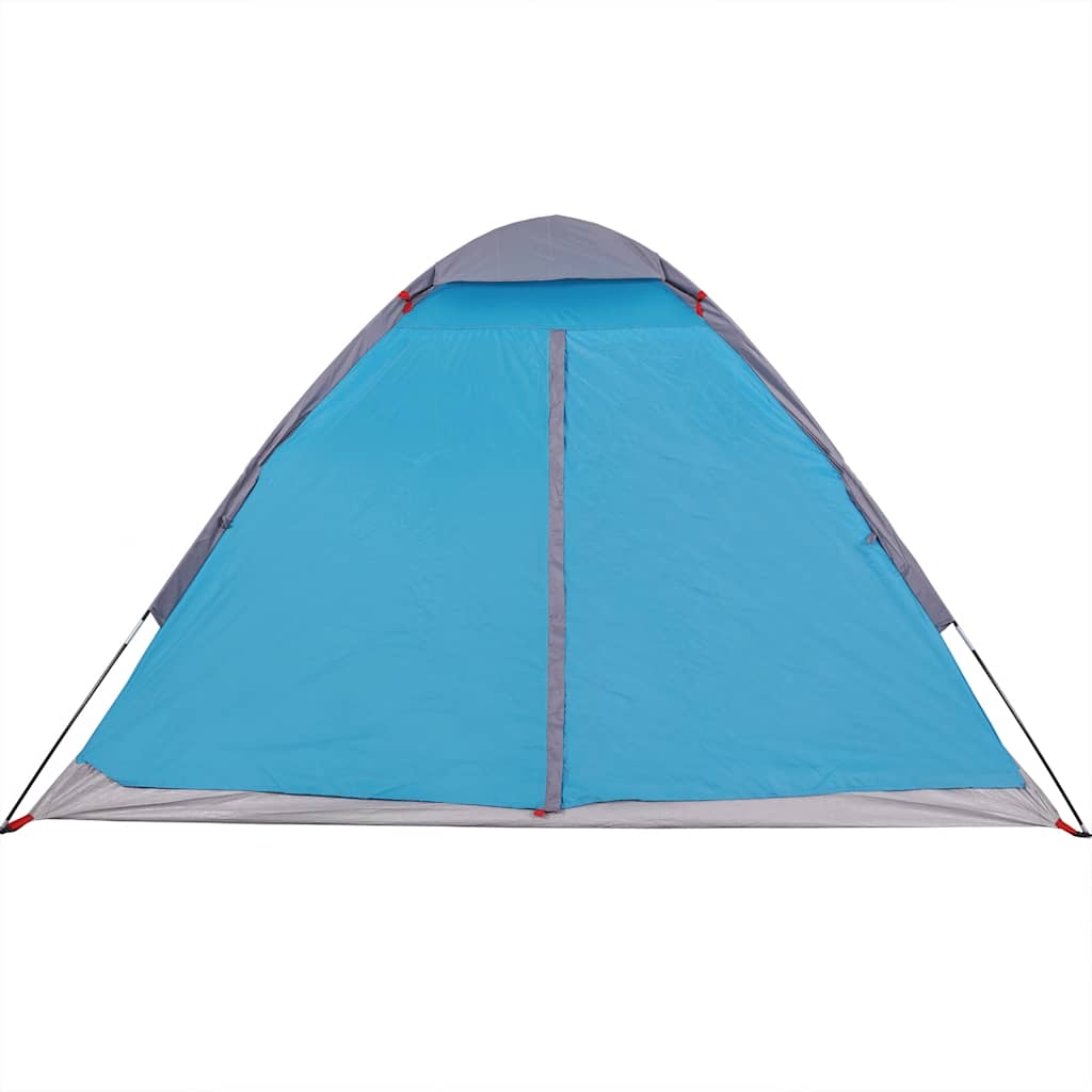vidaXL Camping Tent Dome 4-Person Blue Waterproof - 43998