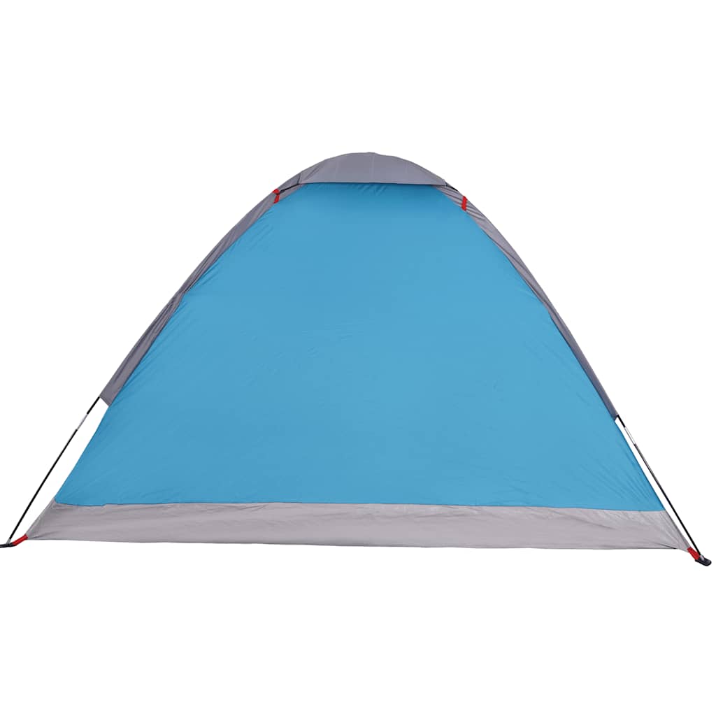vidaXL Camping Tent Dome 4-Person Blue Waterproof - 43998