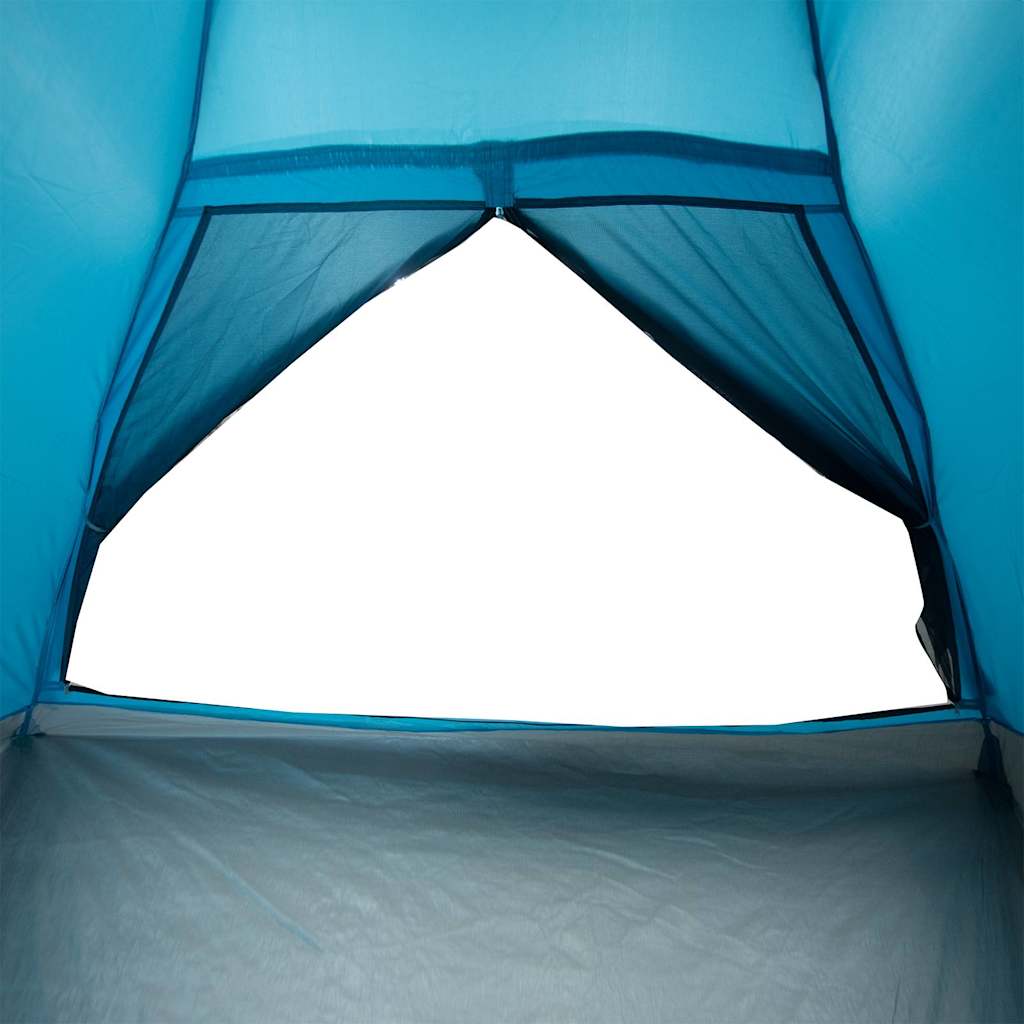 vidaXL Camping Tent Dome 4-Person Blue Waterproof - 43998