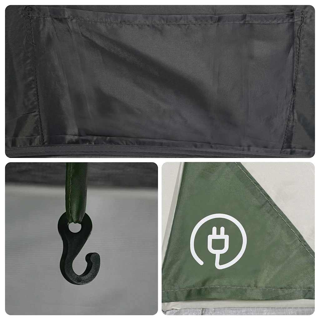 vidaXL Camping Tent Dome 2-Person Green Waterproof - 44004