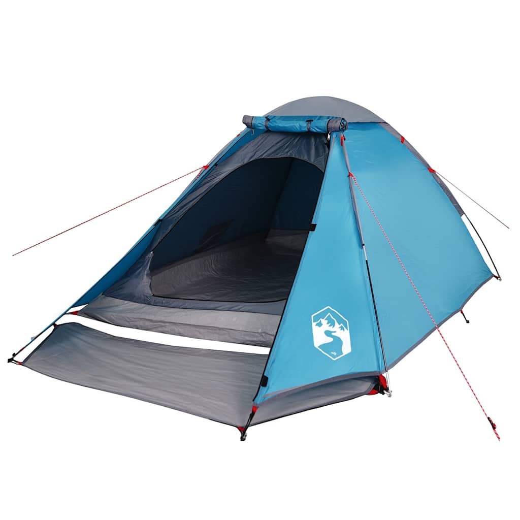 vidaXL Camping Tent Dome 2-Person Blue Waterproof - 44005