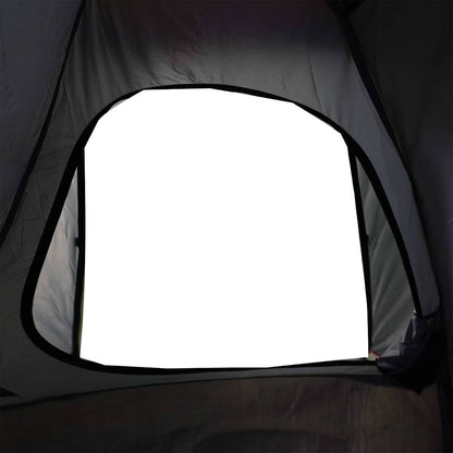 vidaXL Camping Tent Dome 2-Person Grey and Orange Waterproof - 44012