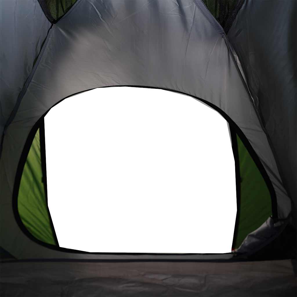 vidaXL Camping Tent Dome 4-Person Green Waterproof - 44023