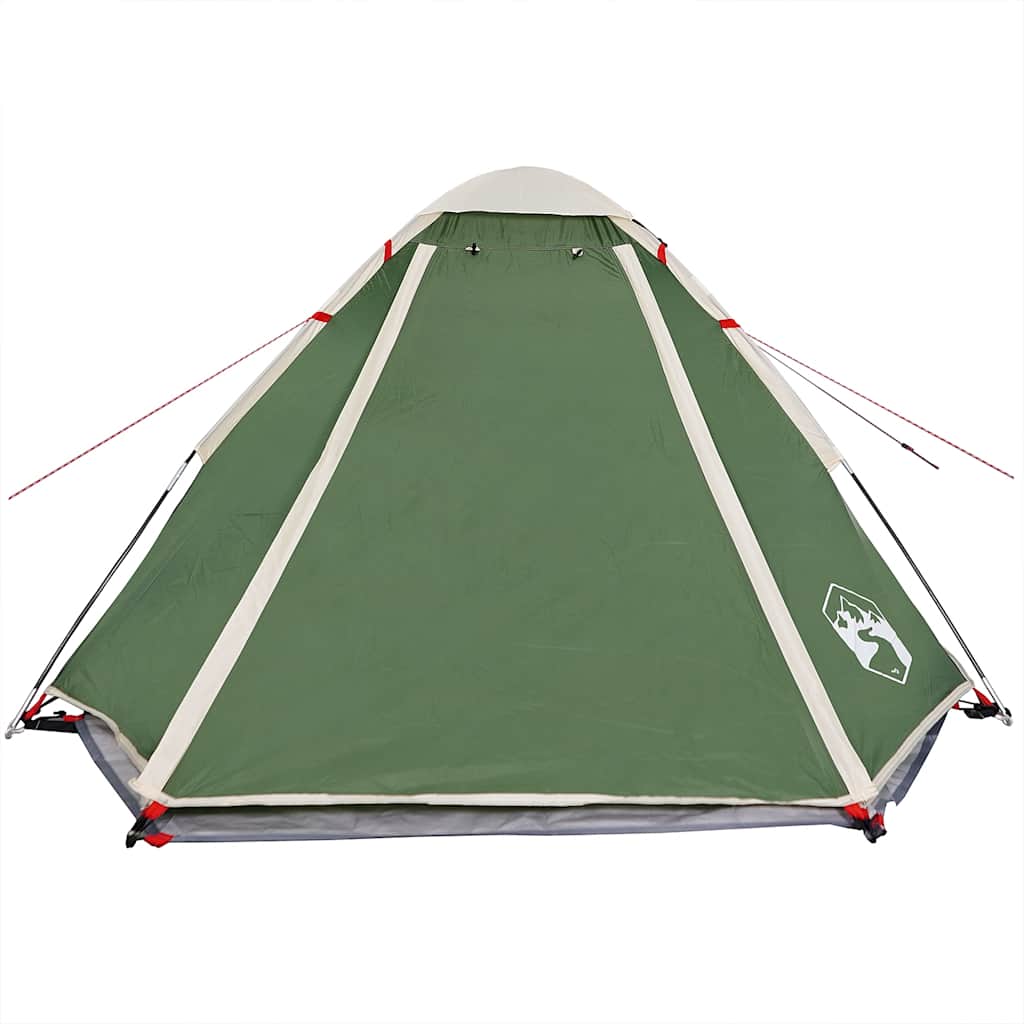 vidaXL Camping Tent Dome 4-Person Green Waterproof - 44023