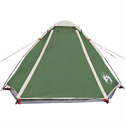vidaXL Camping Tent Dome 4-Person Green Waterproof - 44023