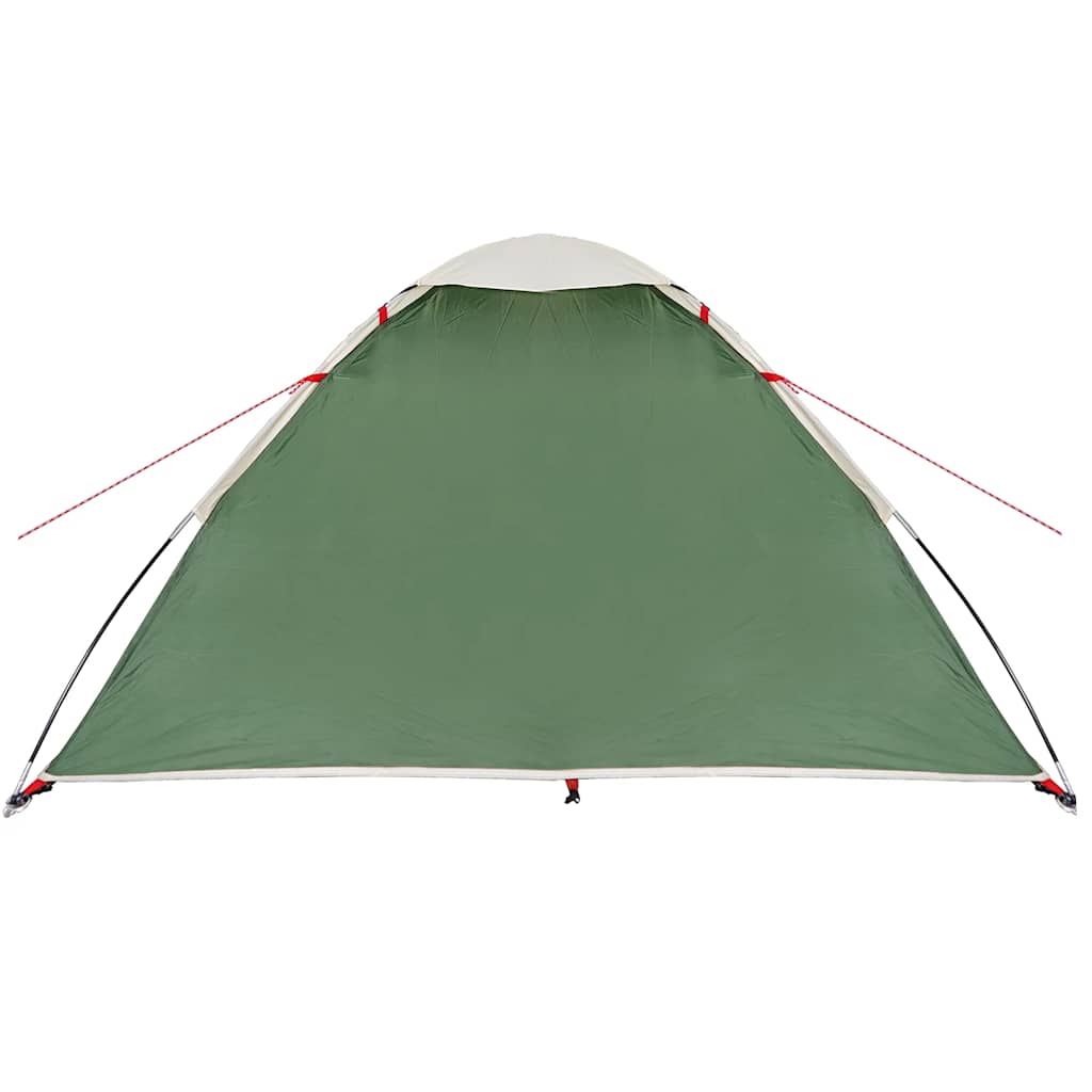 vidaXL Camping Tent Dome 4-Person Green Waterproof - 44023
