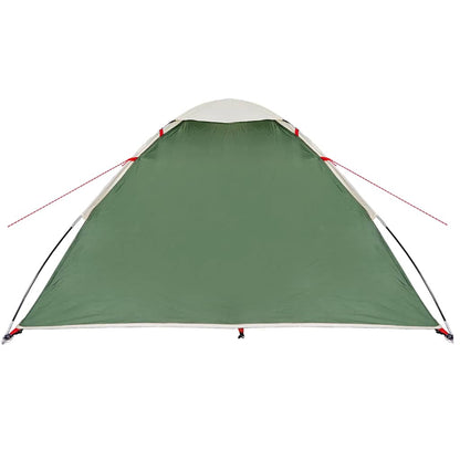 vidaXL Camping Tent Dome 4-Person Green Waterproof - 44023