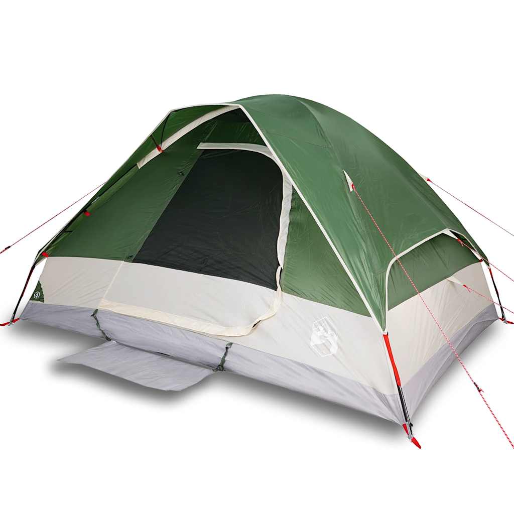 vidaXL Camping Tent Dome 2-Person Green Waterproof - 44058