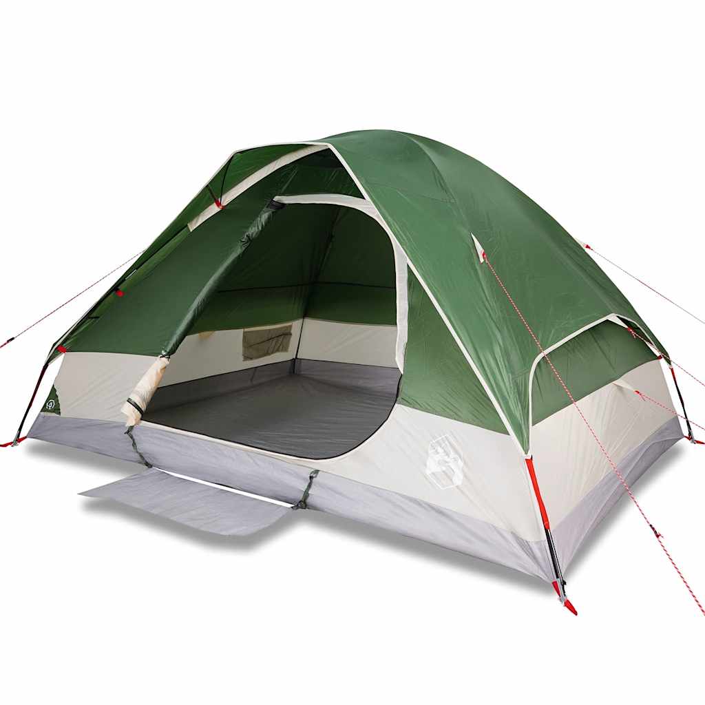 vidaXL Camping Tent Dome 2-Person Green Waterproof - 44058