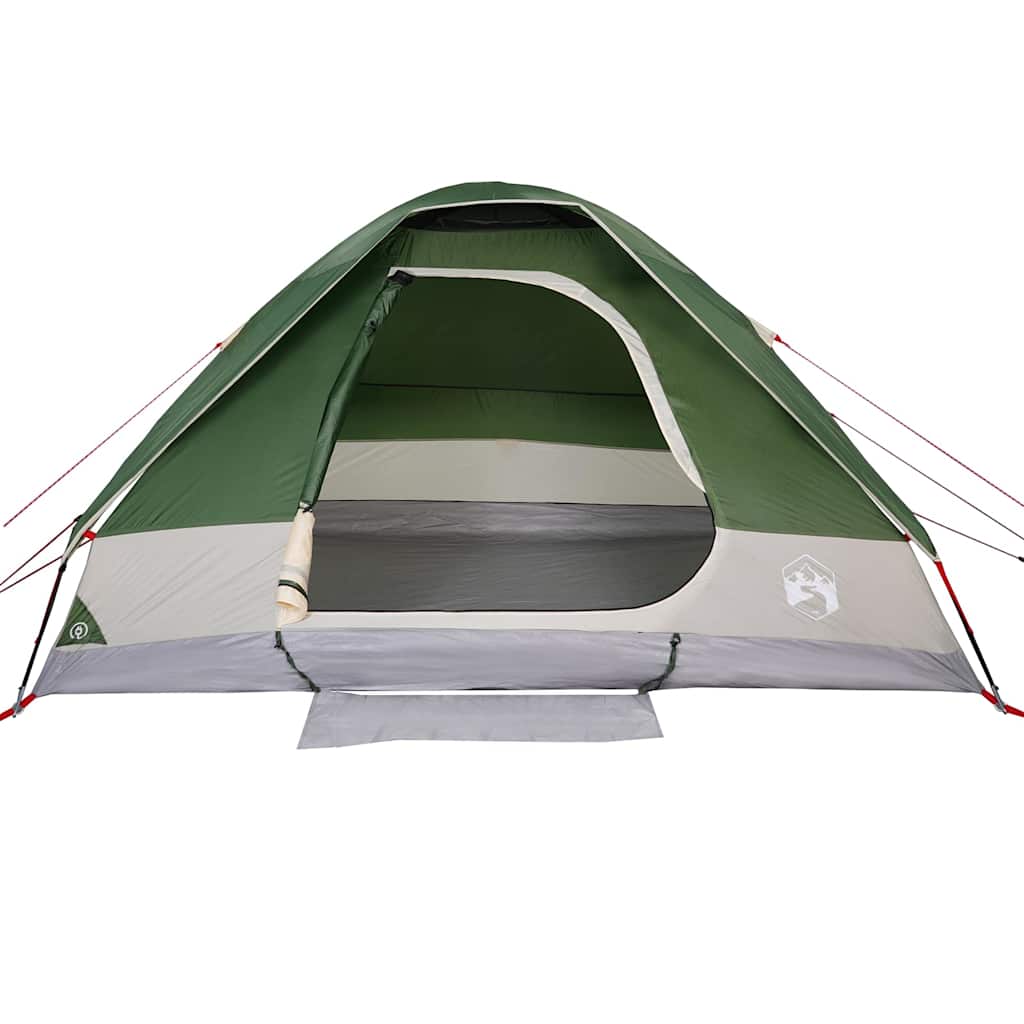 vidaXL Camping Tent Dome 2-Person Green Waterproof - 44058