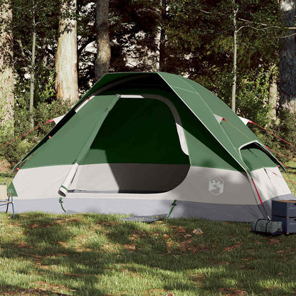 vidaXL Camping Tent Dome 2-Person Green Waterproof - 44058
