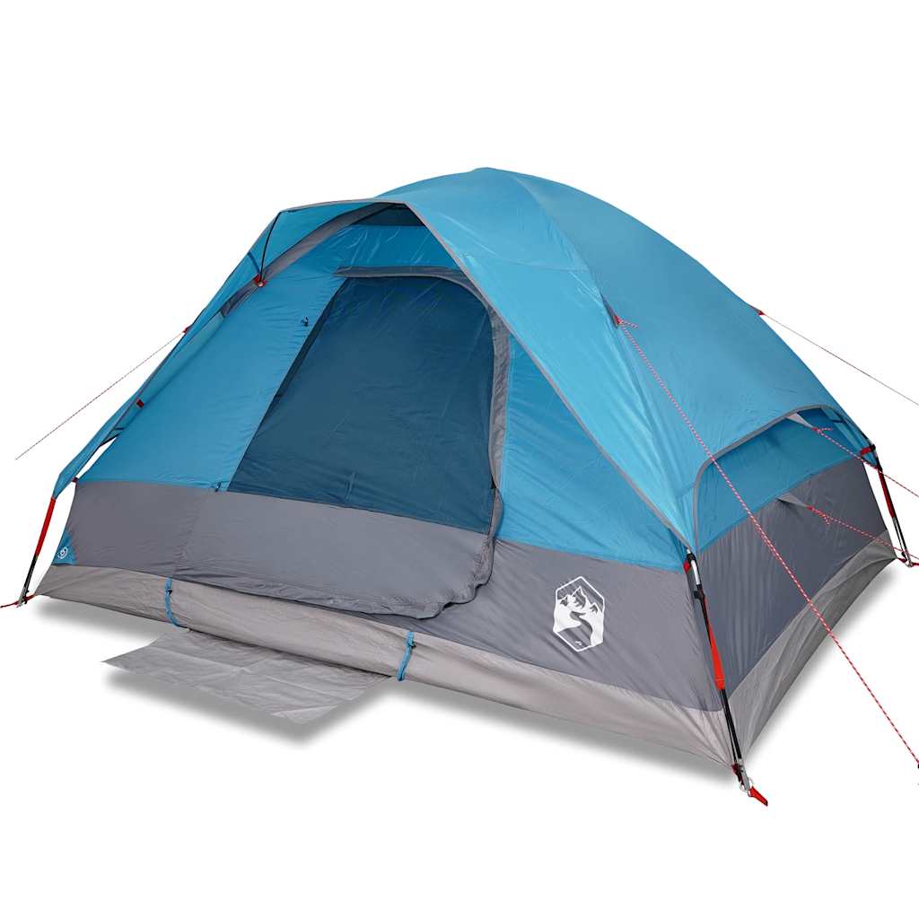 vidaXL Camping Tent Dome 2-Person Blue Waterproof - 44067
