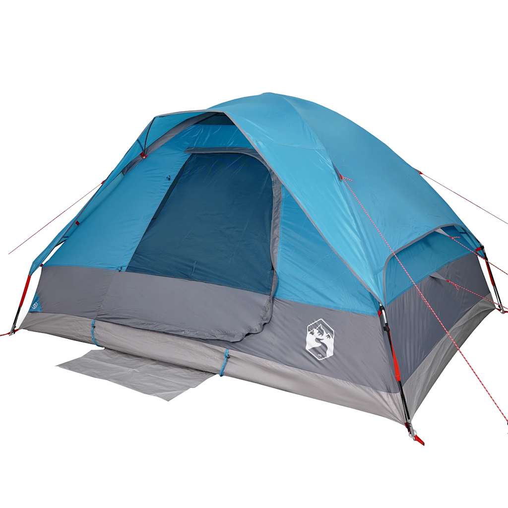 vidaXL Camping Tent Dome 2-Person Blue Waterproof - 44067