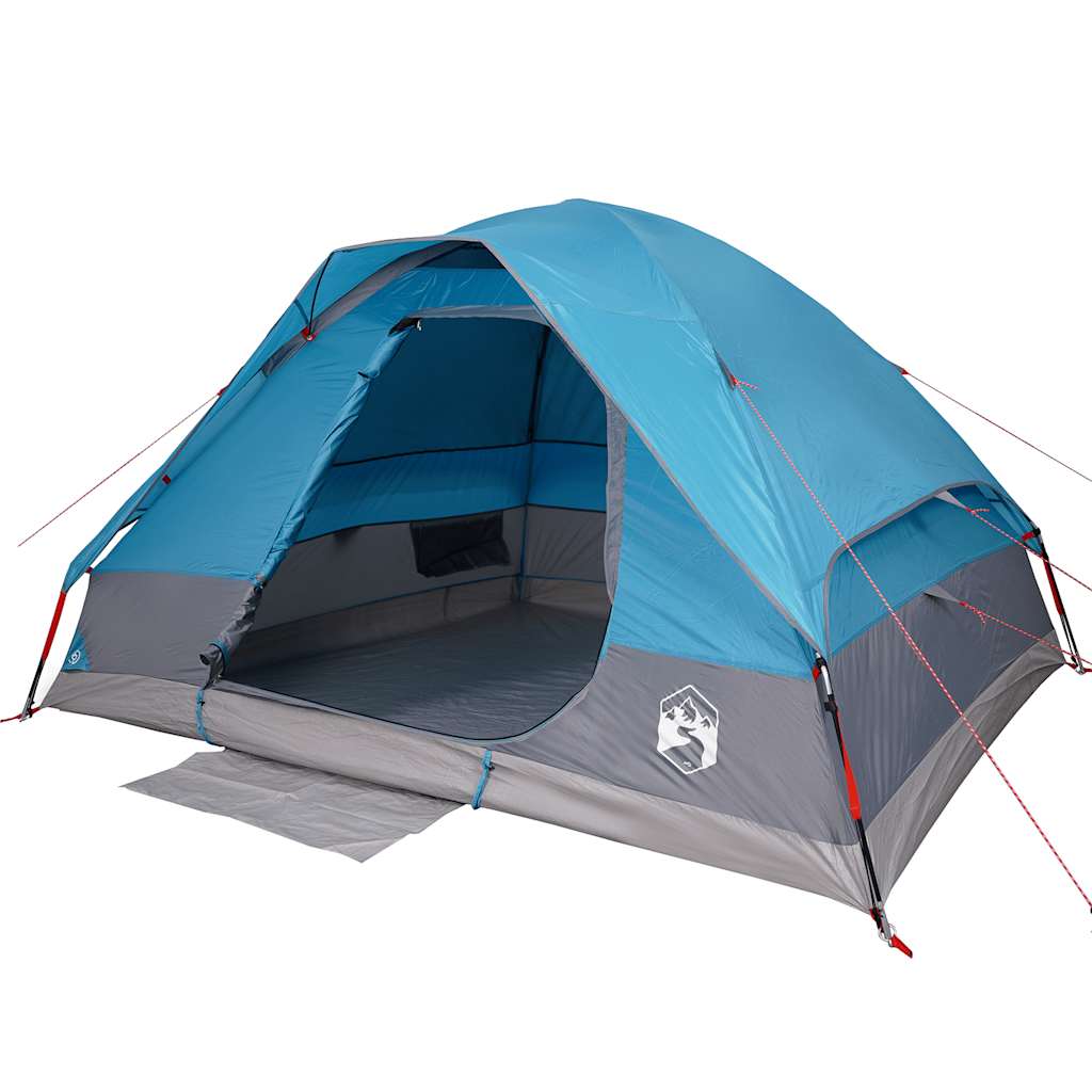 vidaXL Camping Tent Dome 2-Person Blue Waterproof - 44067