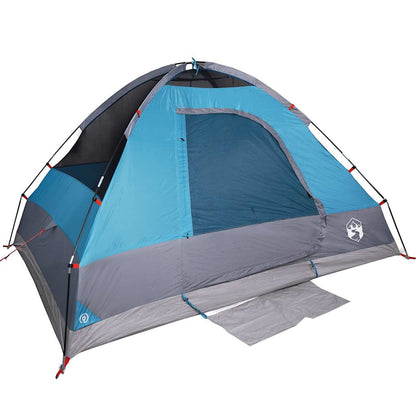vidaXL Camping Tent Dome 2-Person Blue Waterproof - 44067