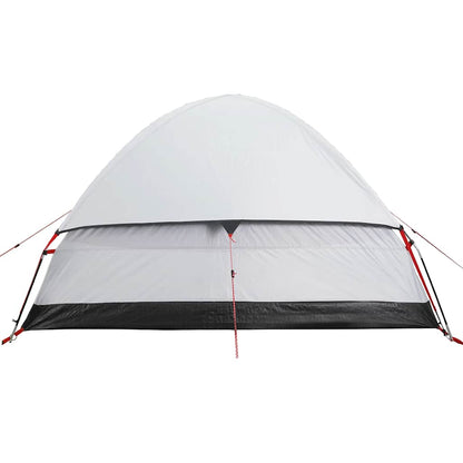 vidaXL Camping Tent Dome 2-Person White Blackout Fabric Waterproof - 44079