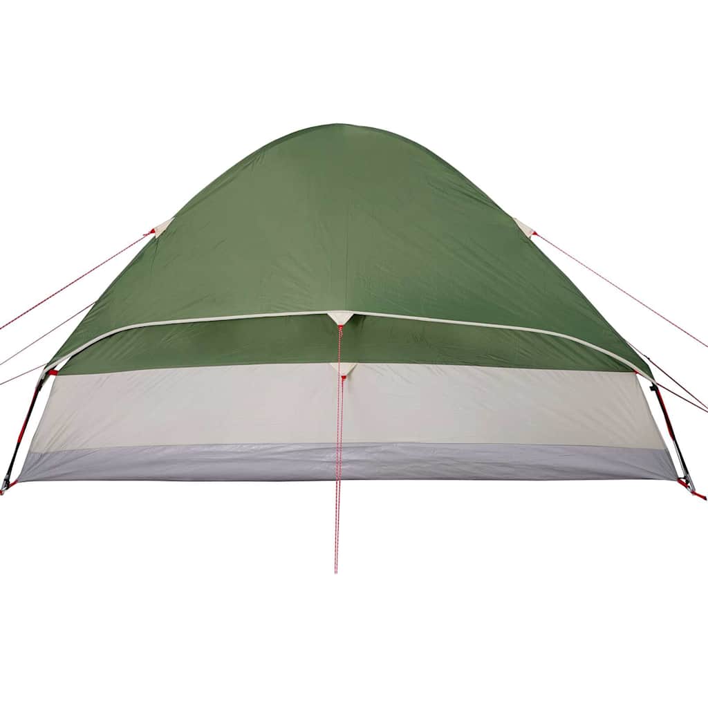 vidaXL Camping Tent Dome 4-Person Green Waterproof - 44080